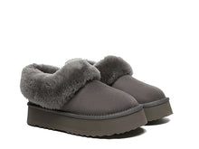 Load image into Gallery viewer, SALE. Fluffy Collar Platform Slippers